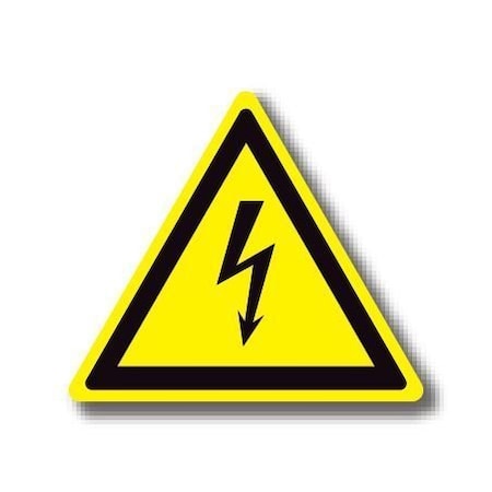Ergomat 12in TRIANGLE SIGNS - High Voltage DSV-SIGN 144 #1219 -UEN